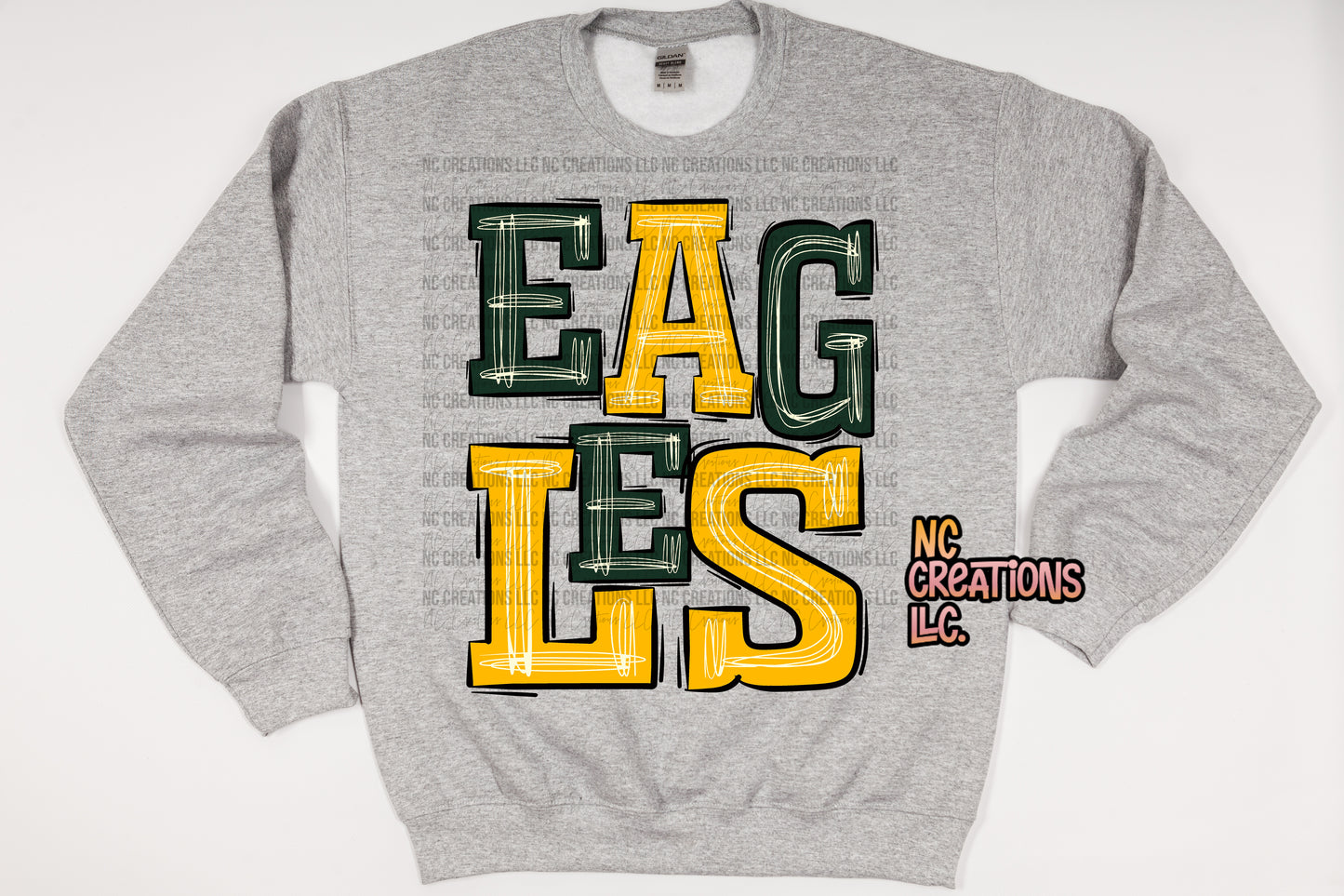 Eagles - Green & Yellow Sweatshirt