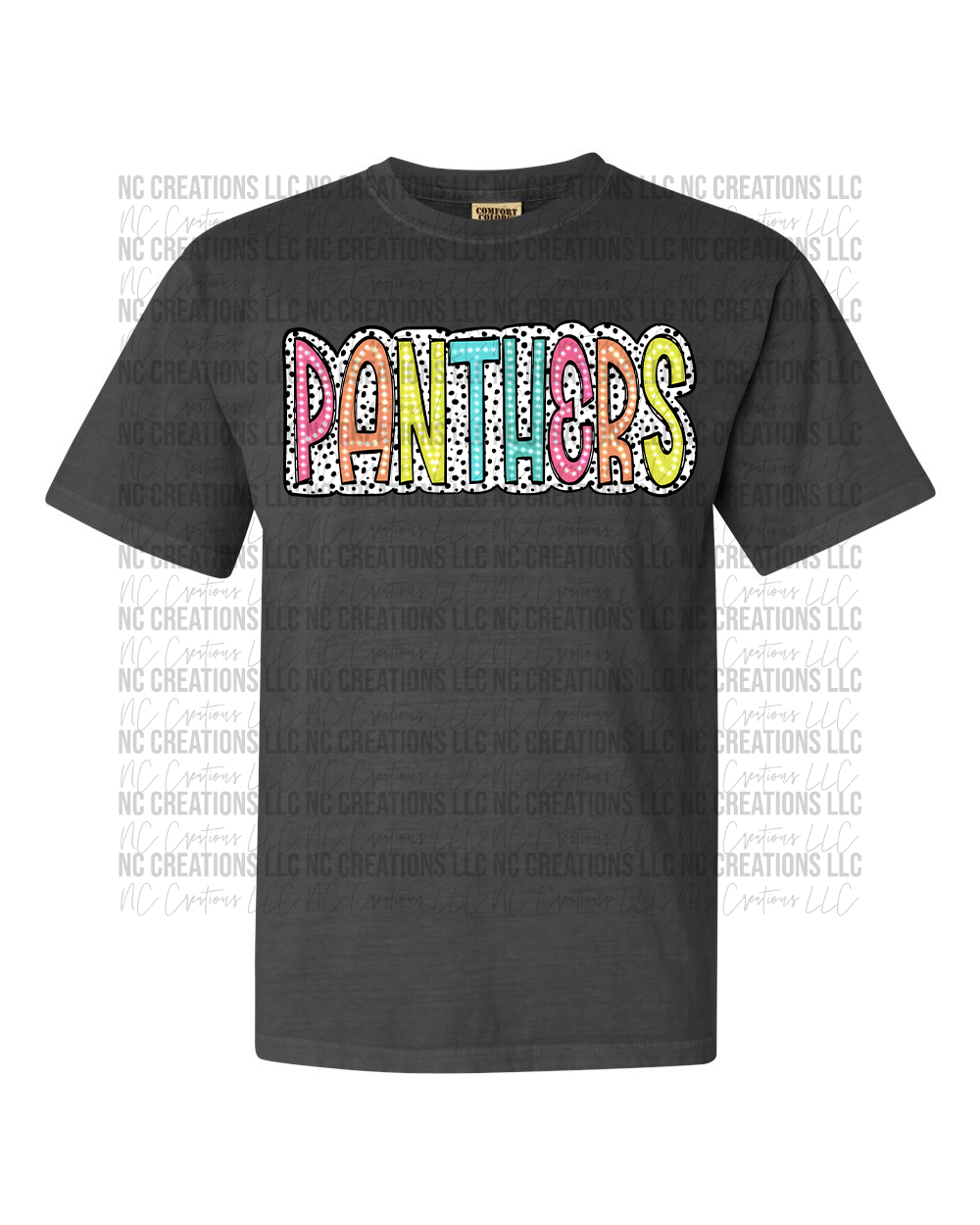 Panthers Bright Dalmatian Dots