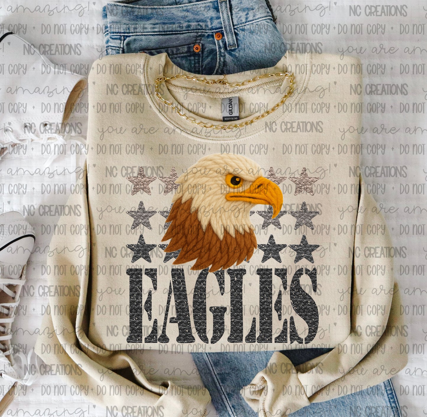 Eagles Yarn Mascot