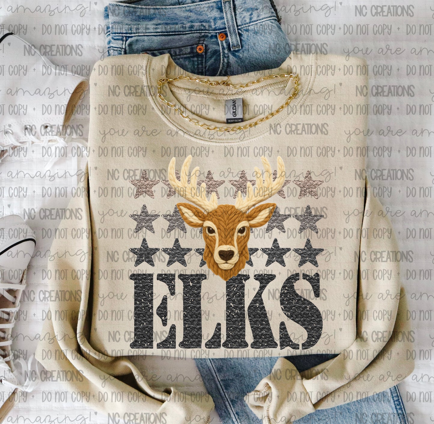 Elks Yarn Mascot