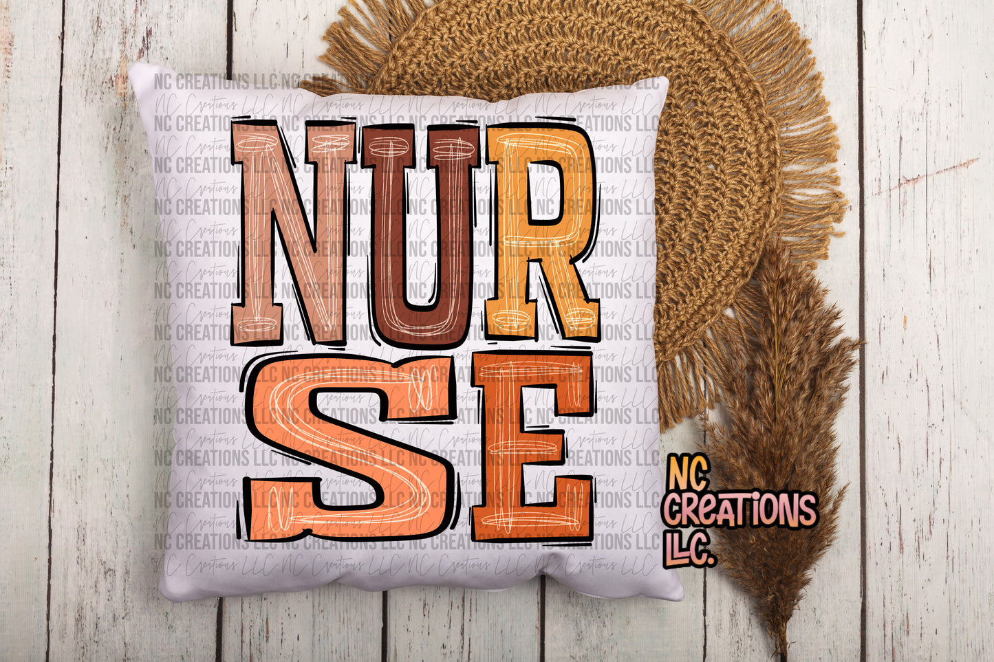 Nurse Boho Pillow