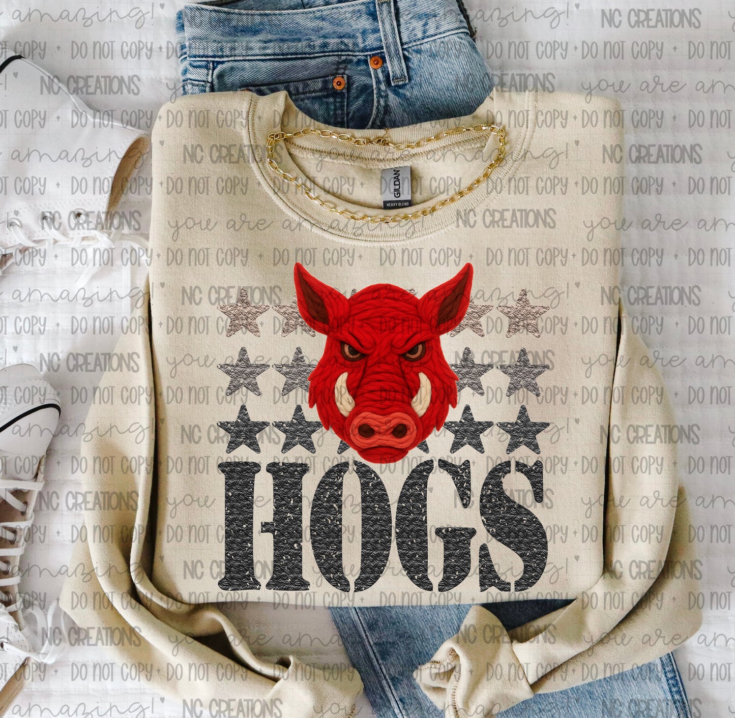 Hogs Yarn Mascot