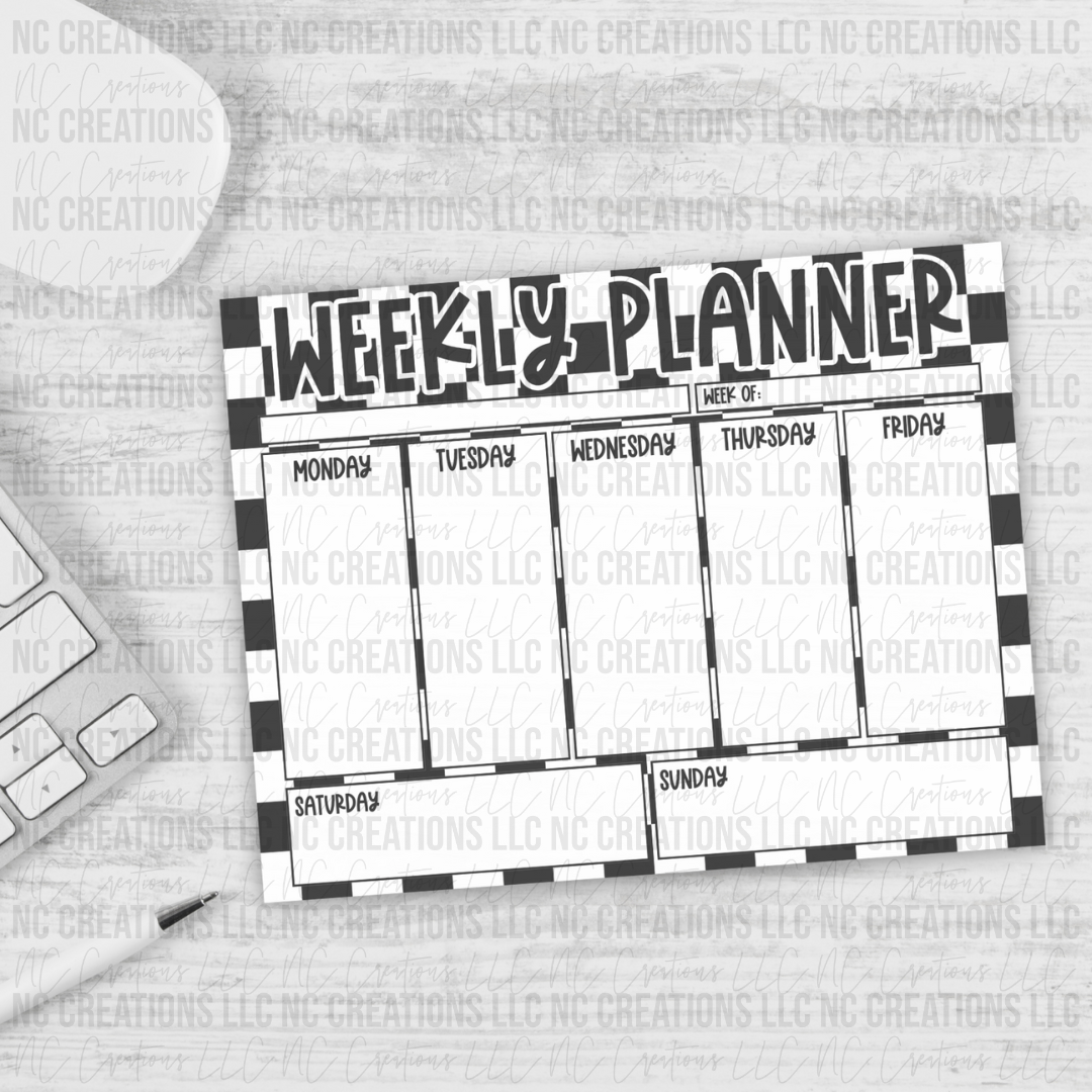 Weekly Planner Pages