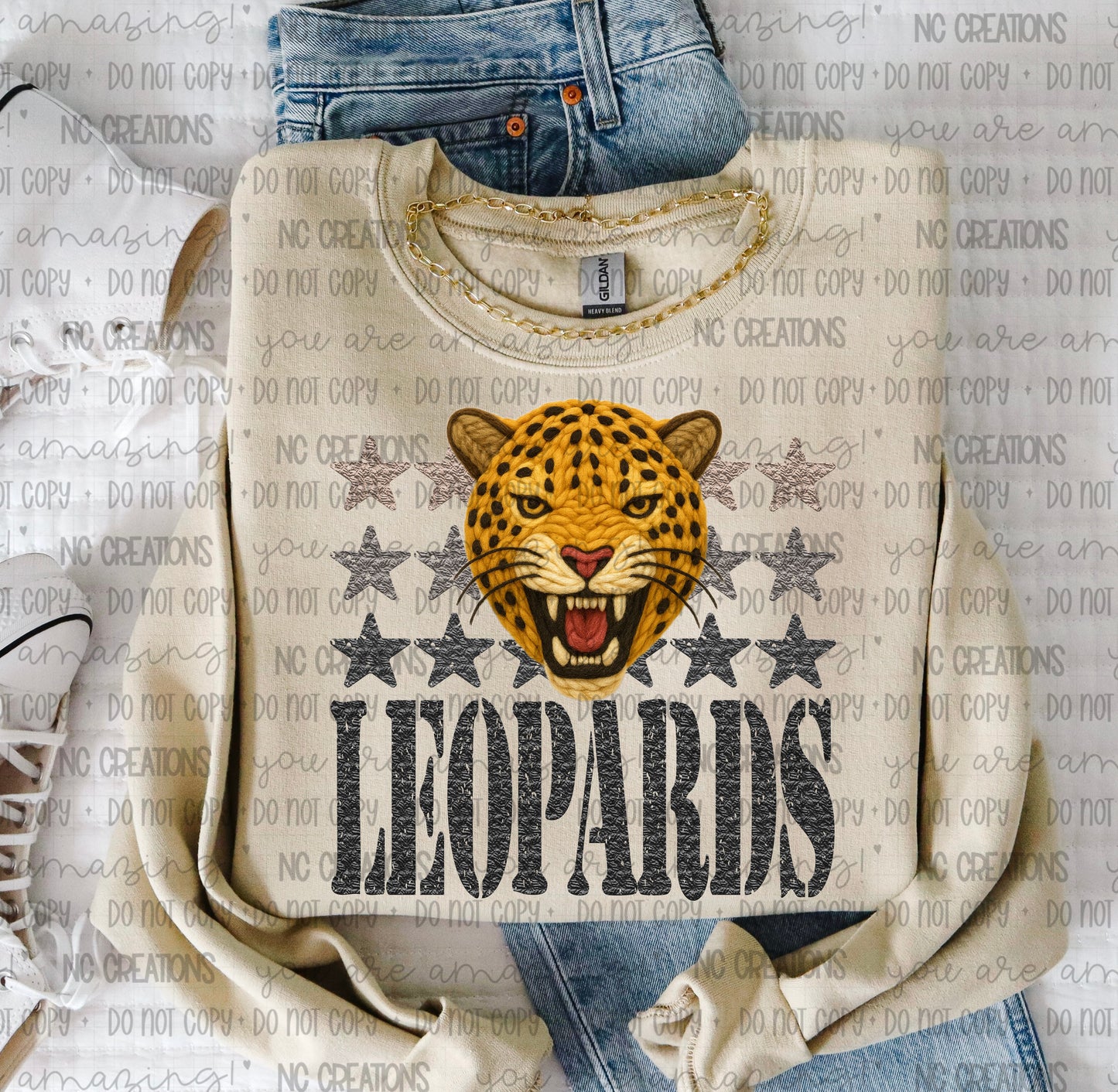 Leopards Yarn Mascot