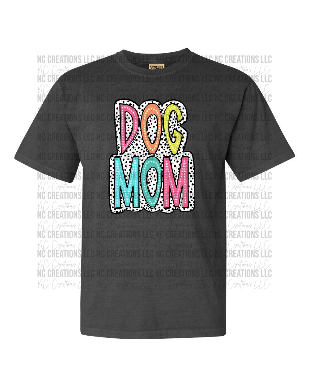 Dog Mom Bright Dalmatian Dots