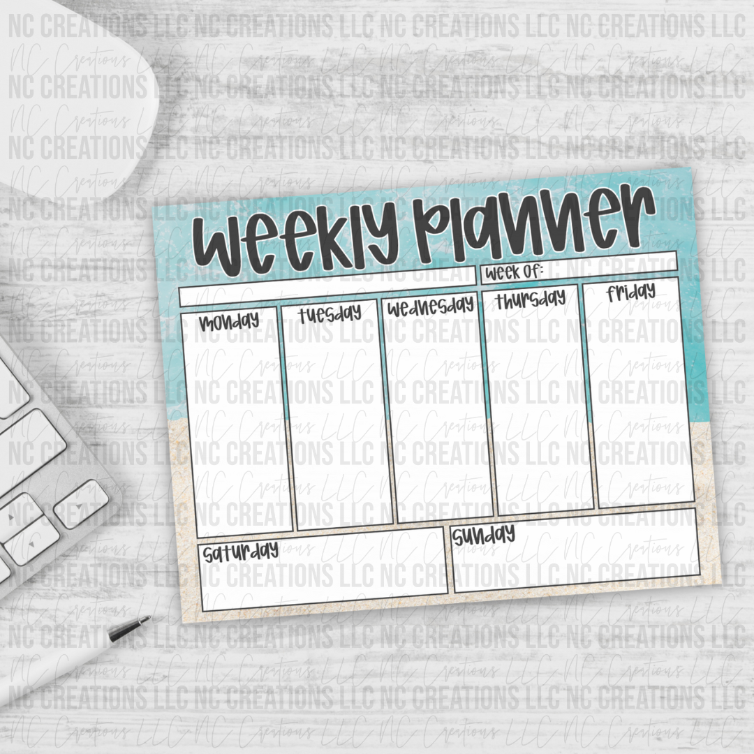Weekly Planner Pages