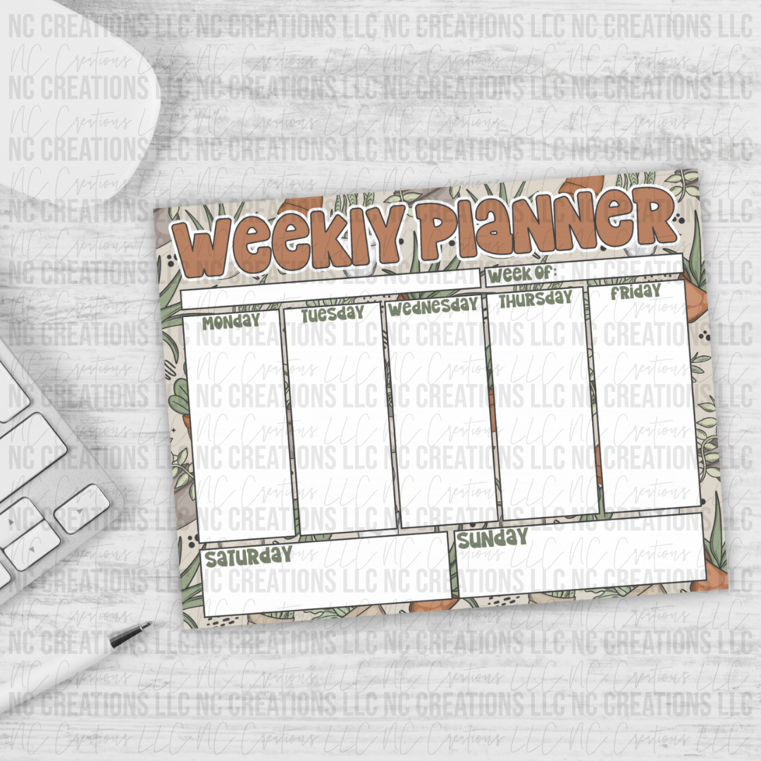 Weekly Planner Pages