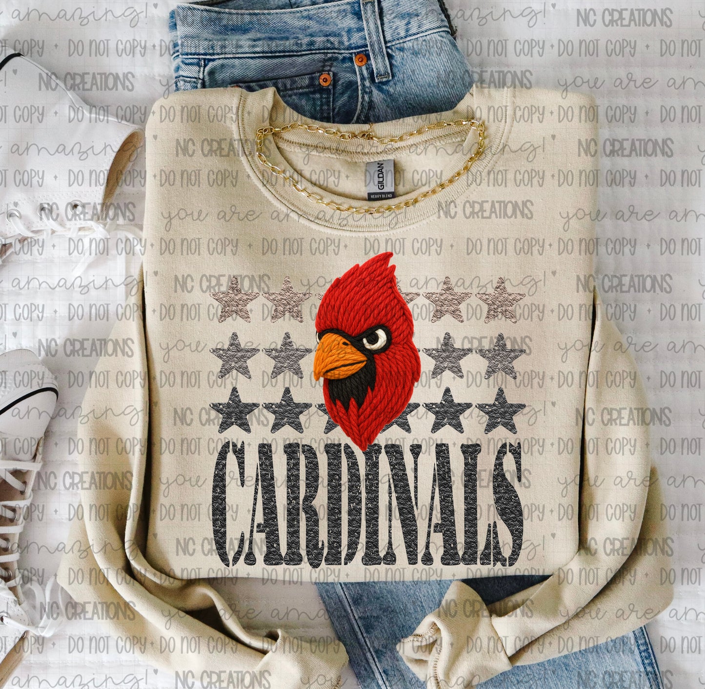 Cardinals Yarn Mascot