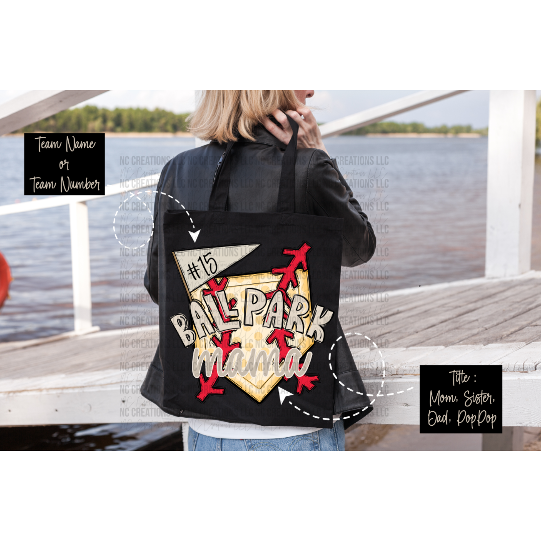 Estadio de béisbol Bolsa de tela