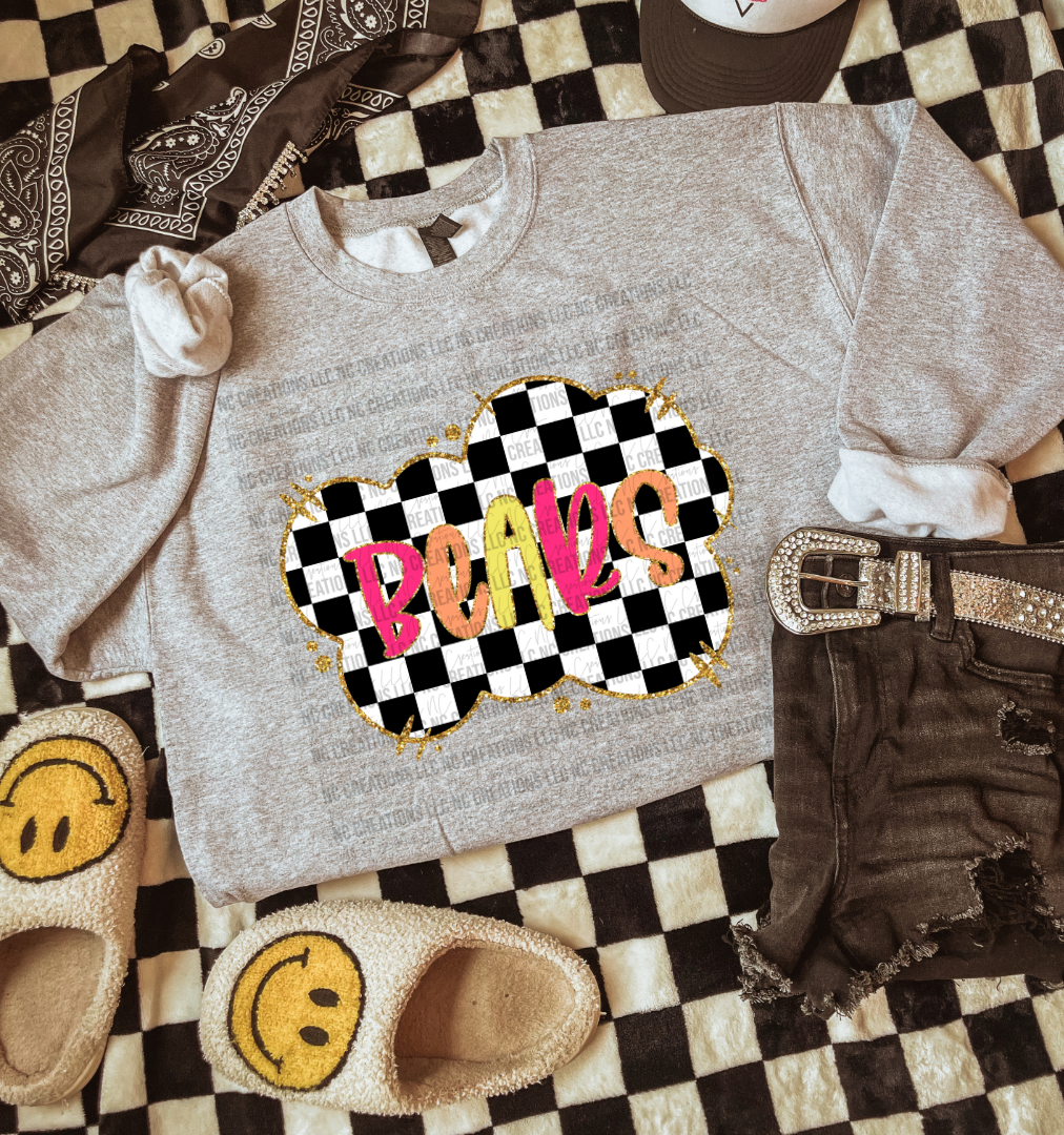 Bears Checkered Mascot