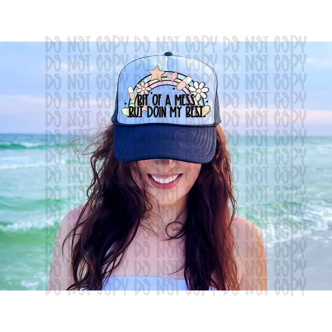 Bit Of A Mess Trucker Hat