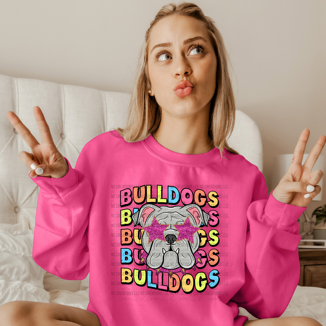 Bulldogs Preppy Mascot