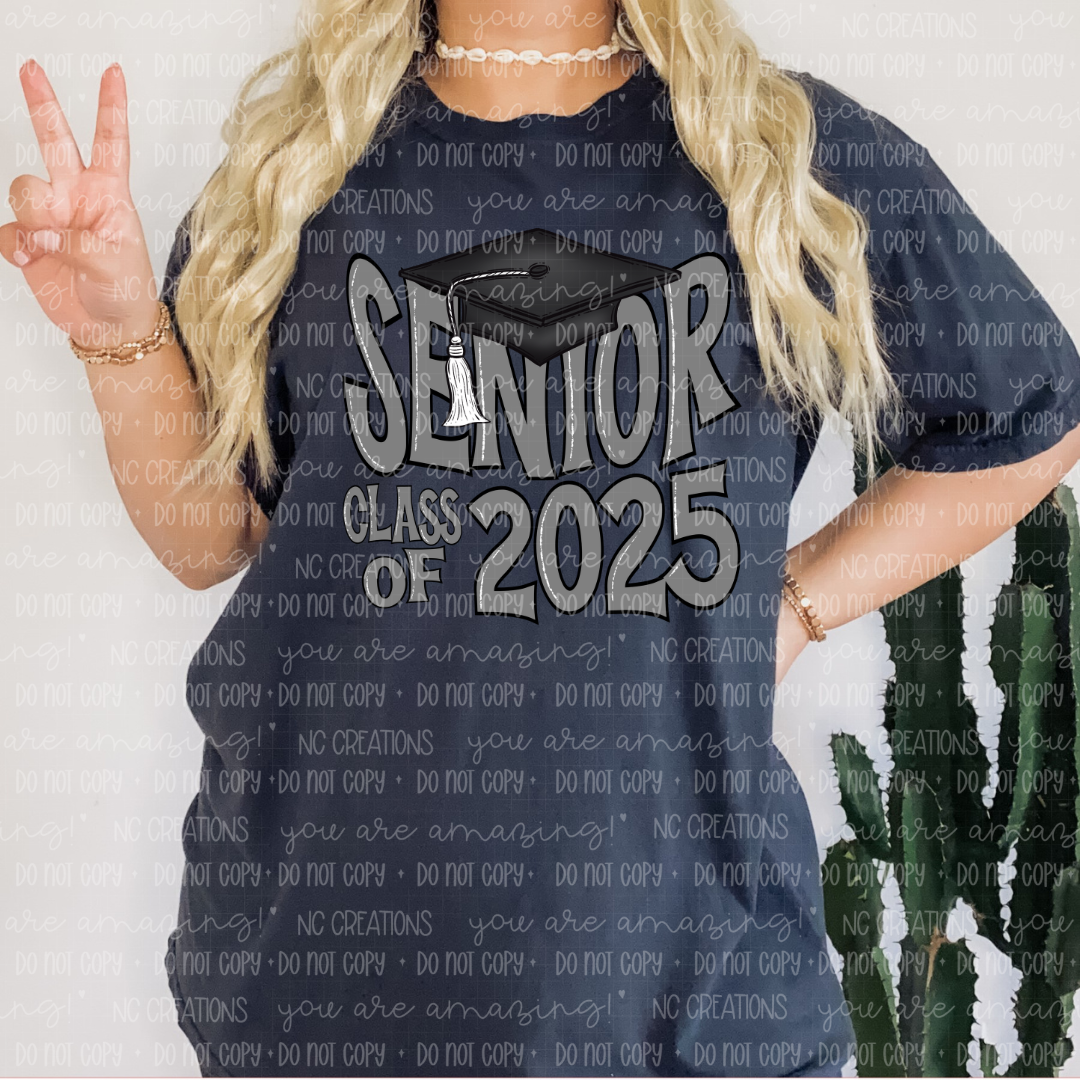 Senior 2025 Cap Dark Gray