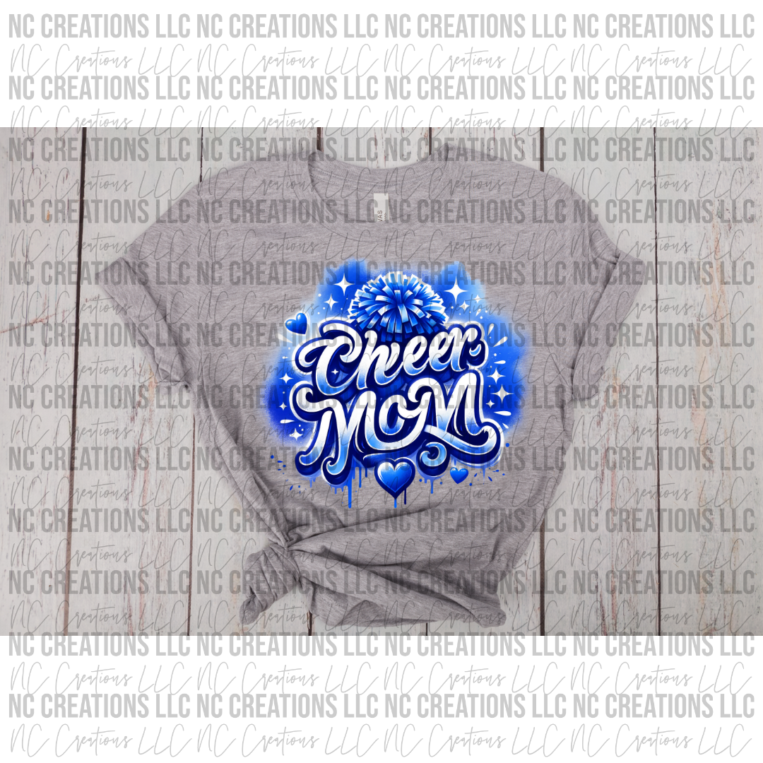 Cheer Mom Faux Airbrush