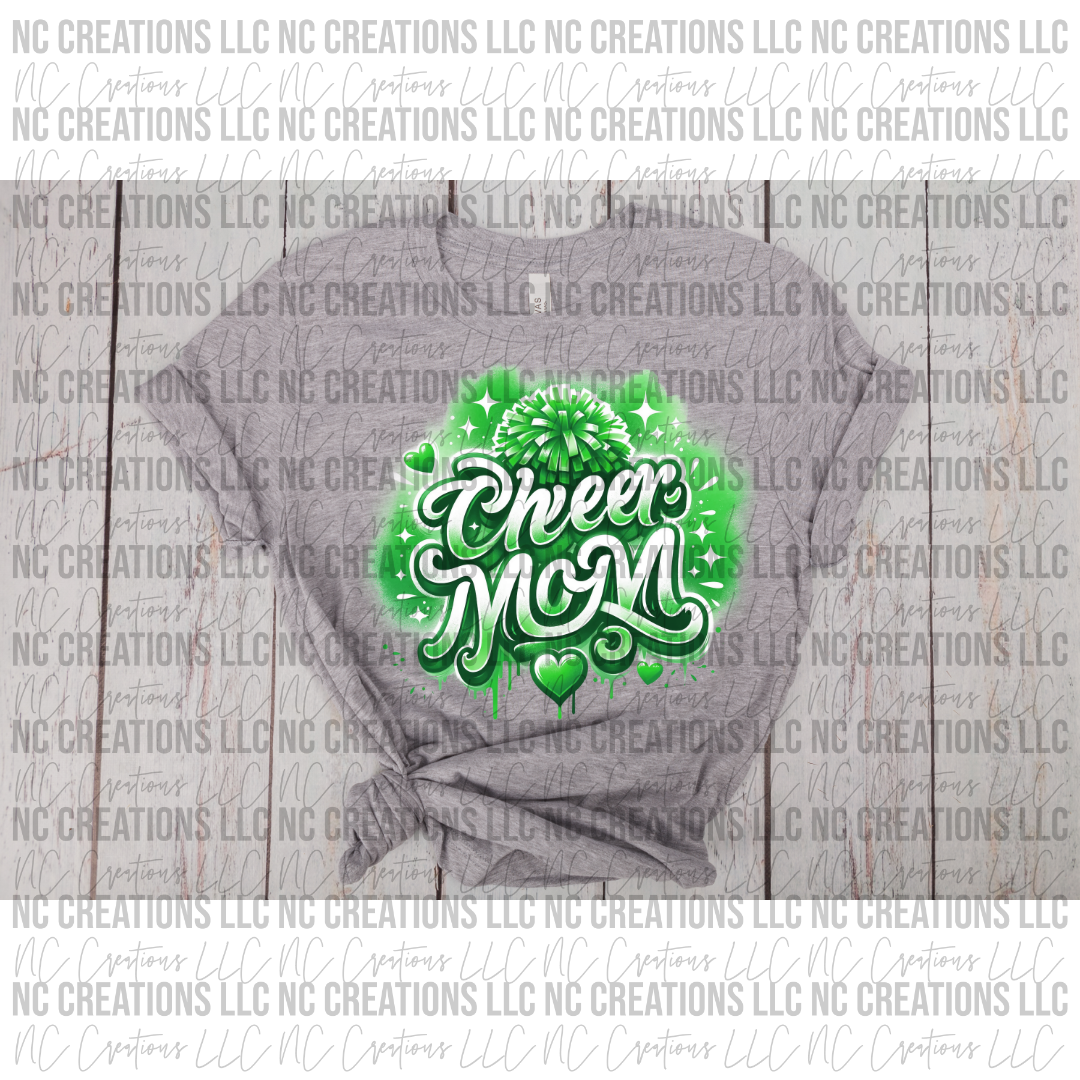 Cheer Mom Faux Airbrush