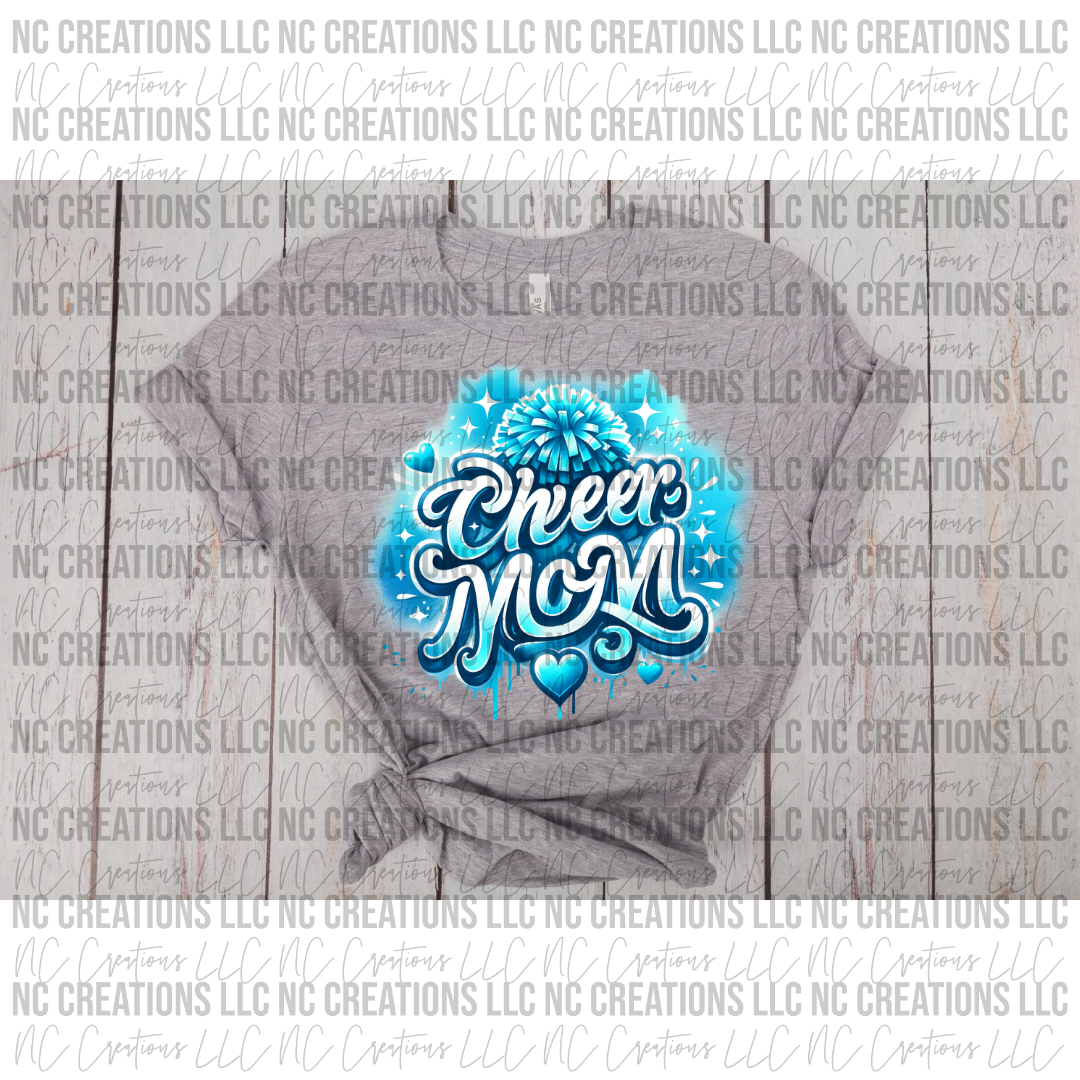 Cheer Mom Faux Airbrush