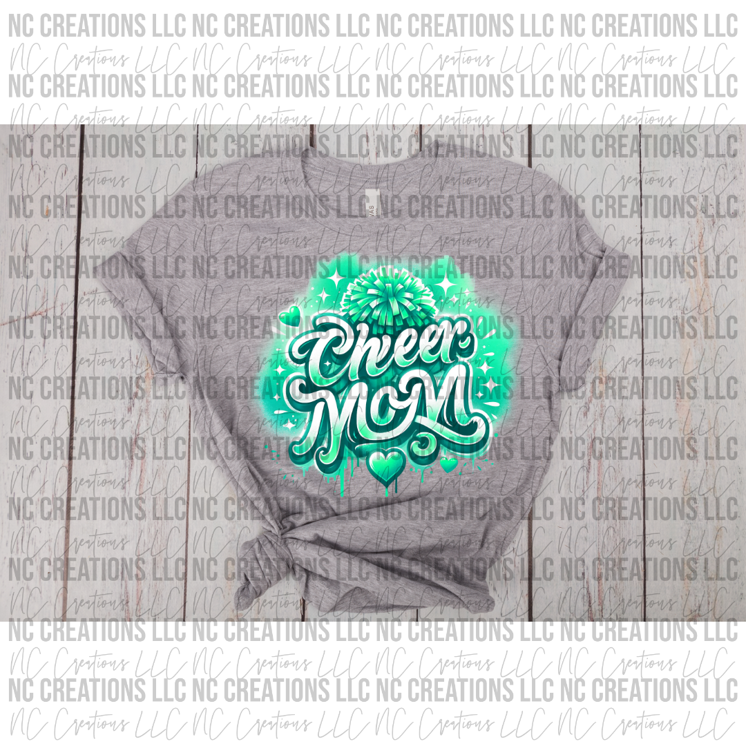 Cheer Mom Faux Airbrush