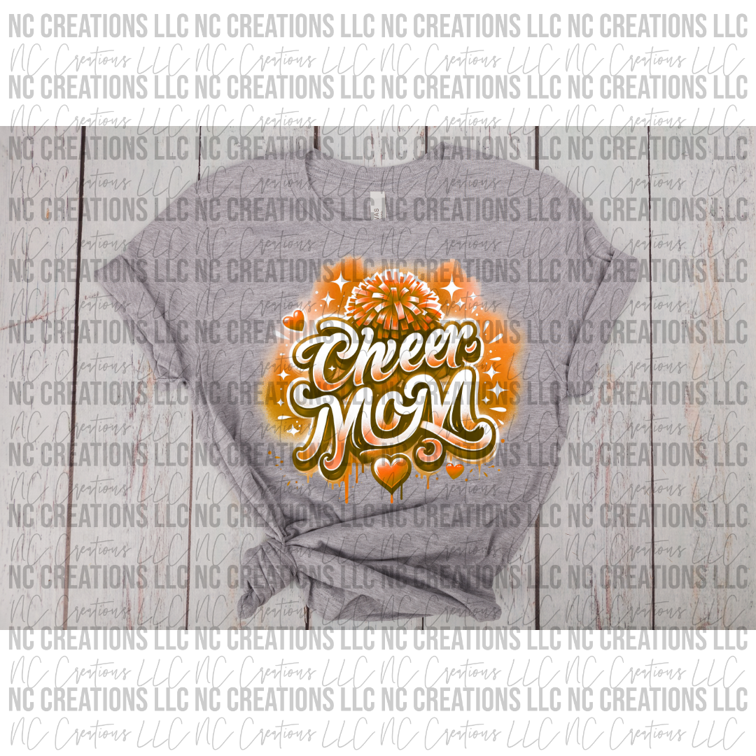Cheer Mom Faux Airbrush