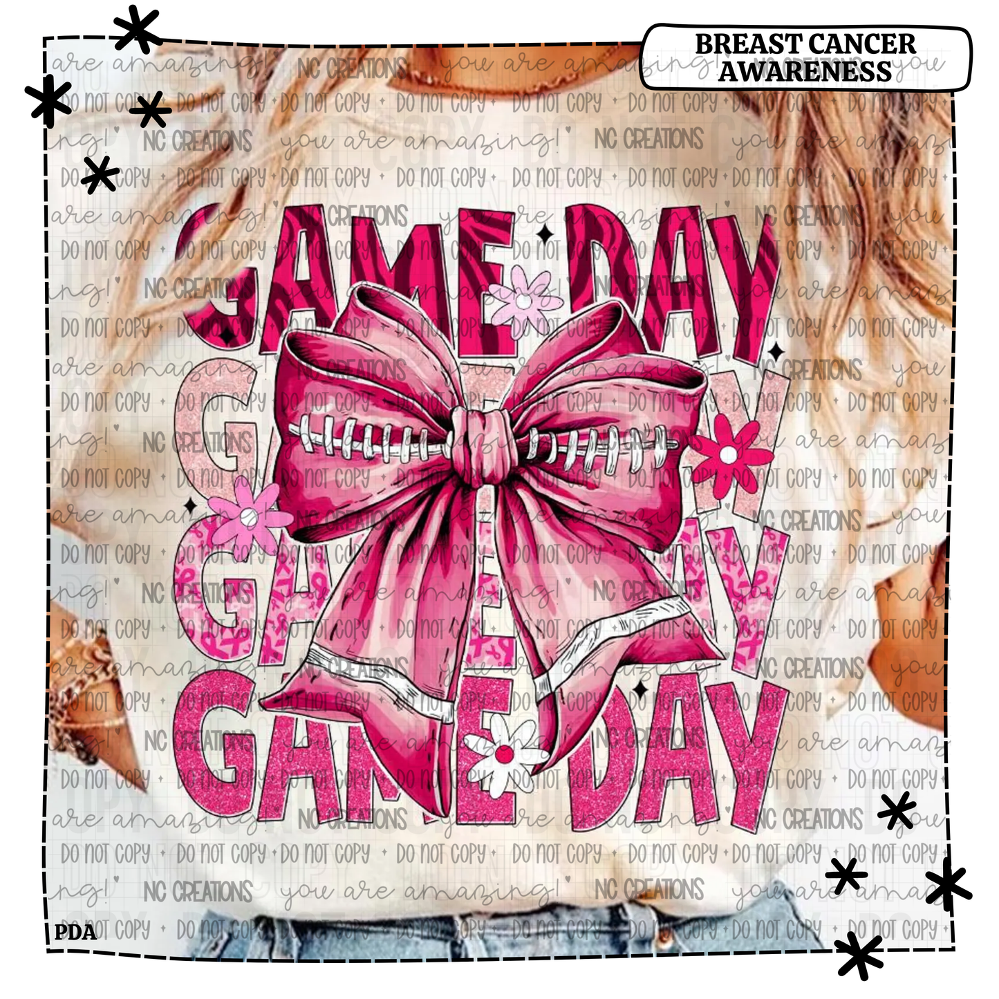 Game Day Pink Bow