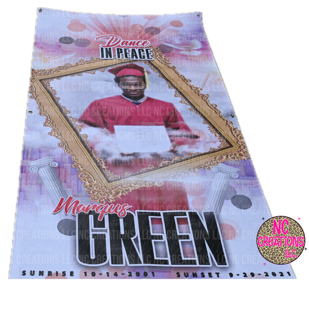 Custom Grave Blanket