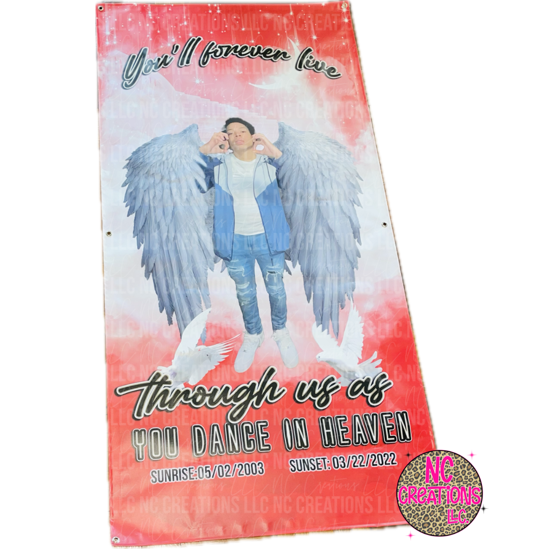 Custom Grave Blanket