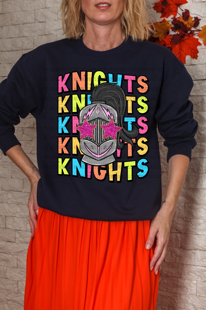 Knights Preppy Mascot