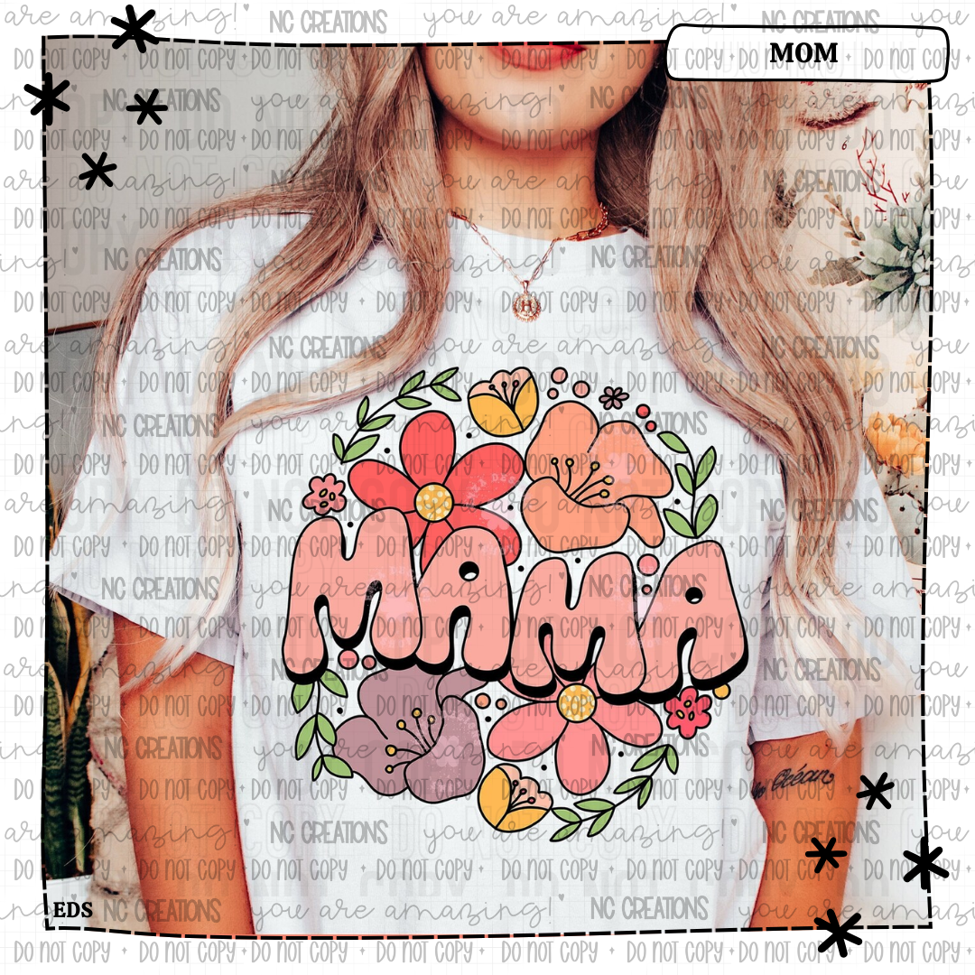 Mama Floral Pastel