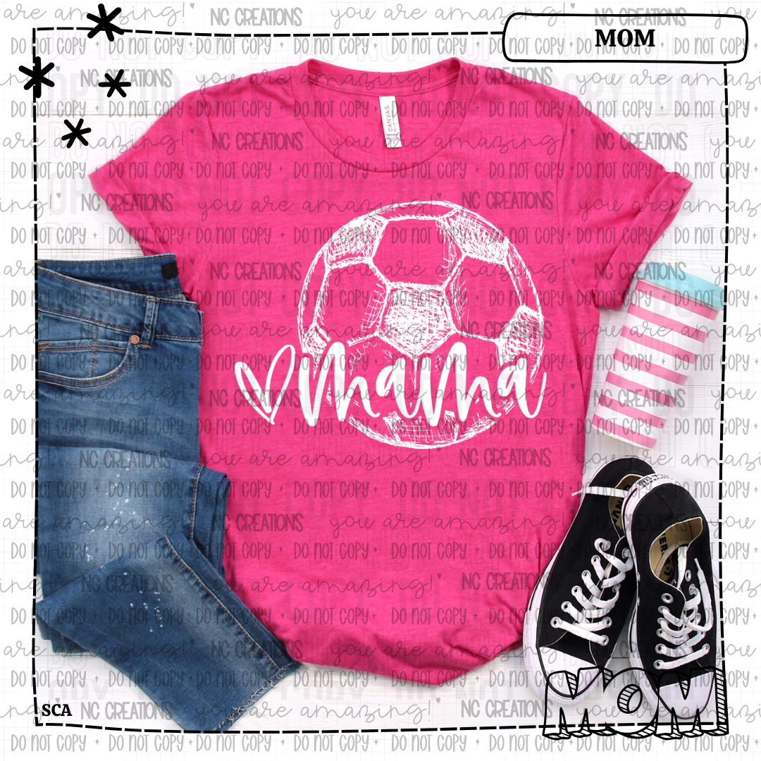 Mama Soccer White