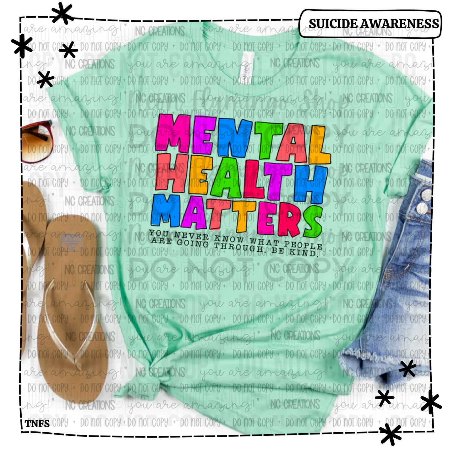 Mental Health Matters Colorful
