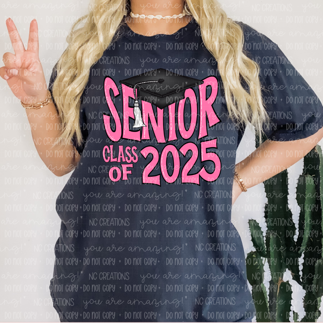 Senior 2025 Cap Pink