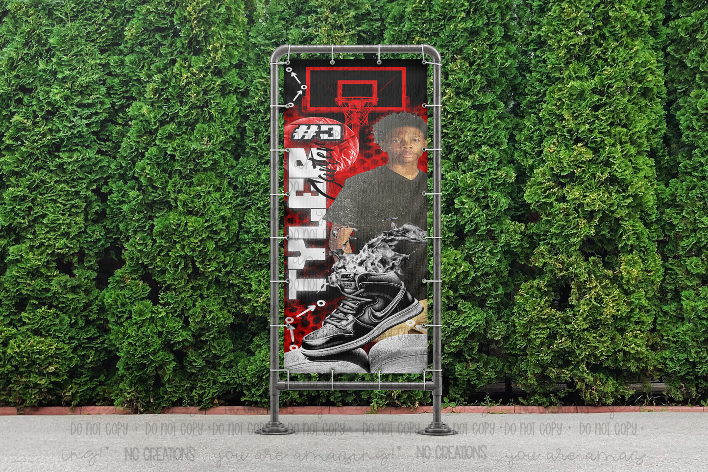 Basketball Graduation Banner