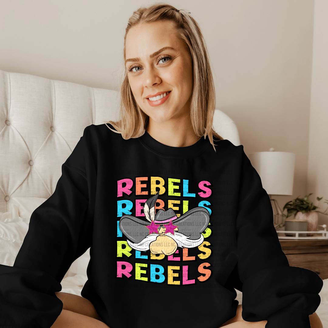Rebels Preppy Mascot