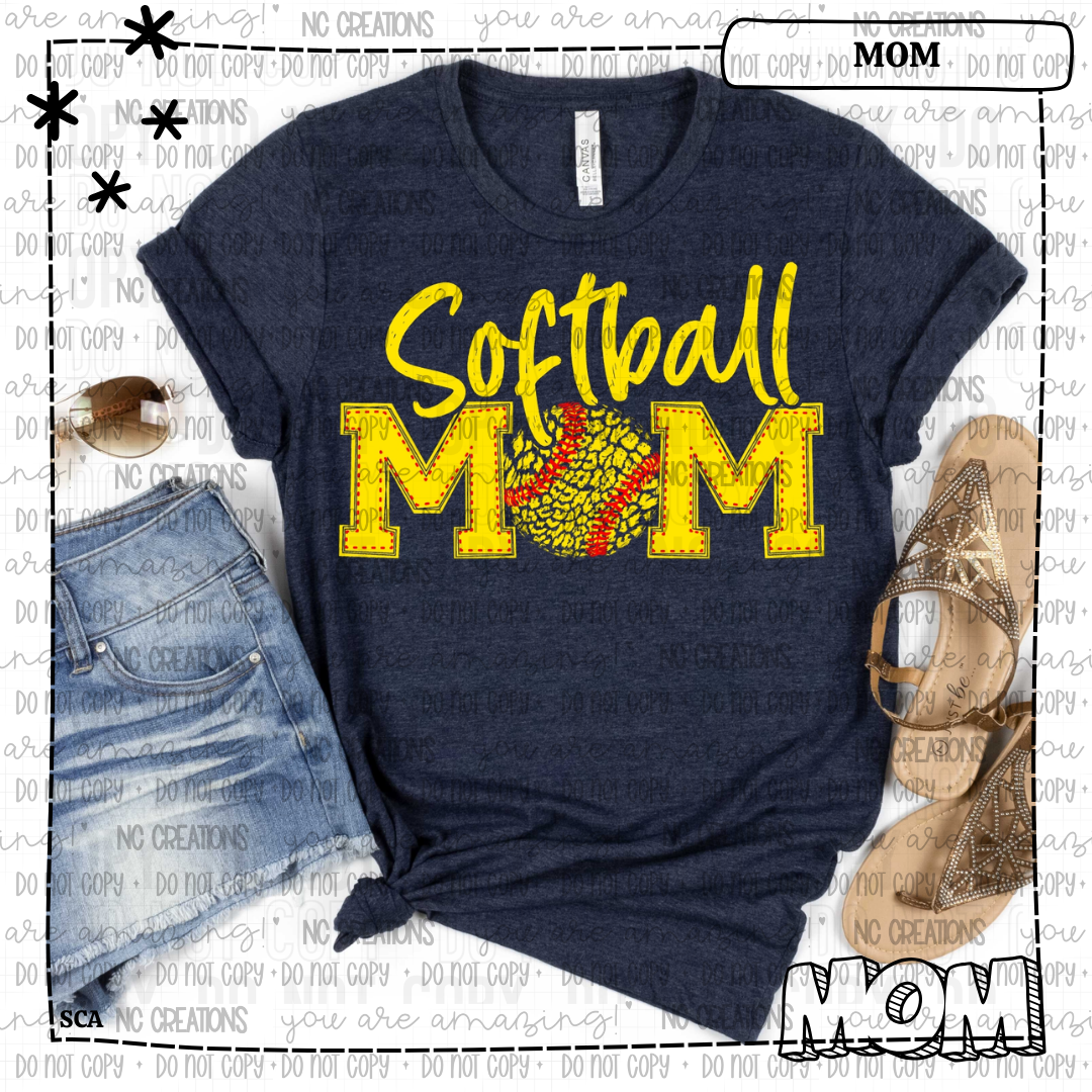 Softball Mom 2-Color