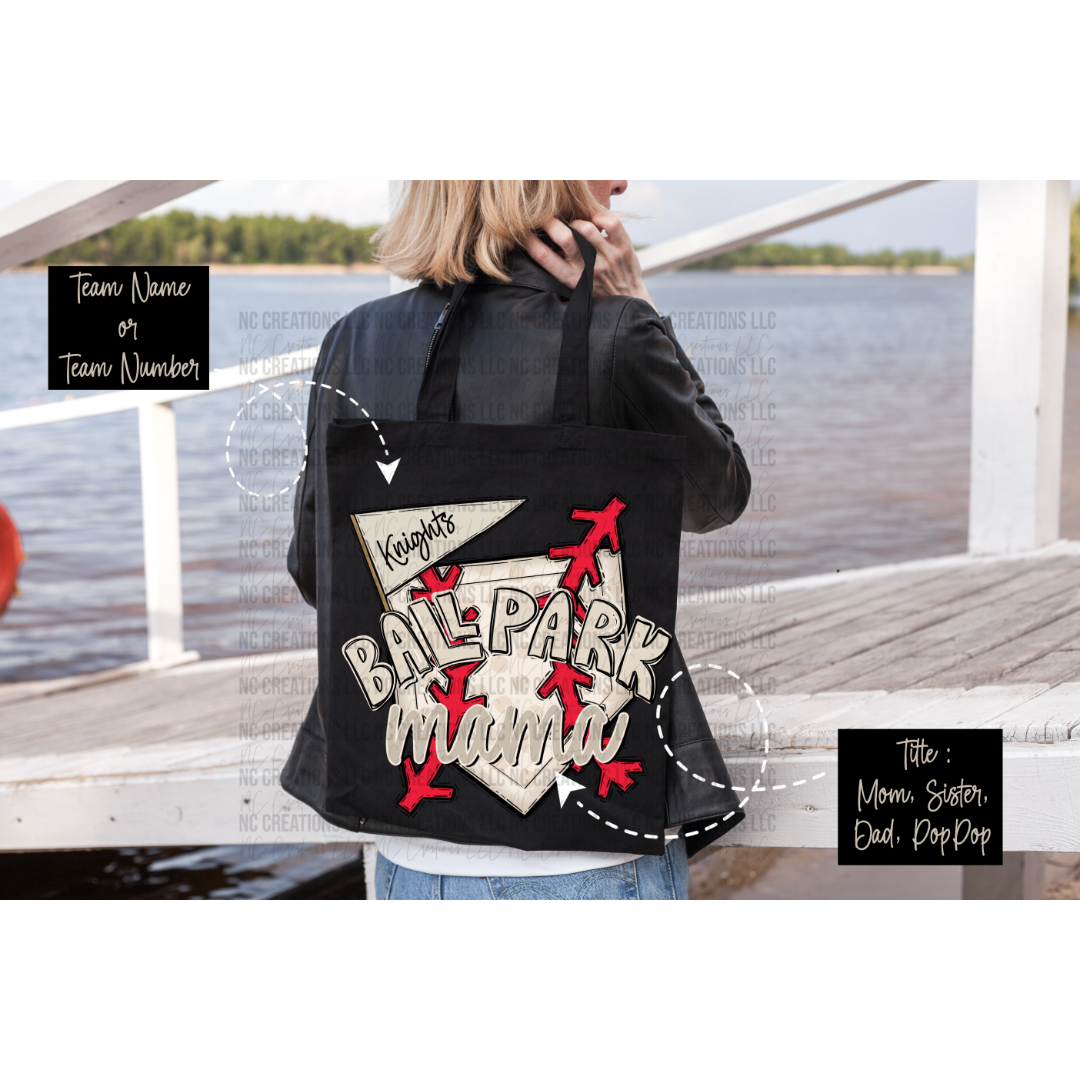 Estadio de softbol Bolsa de tela