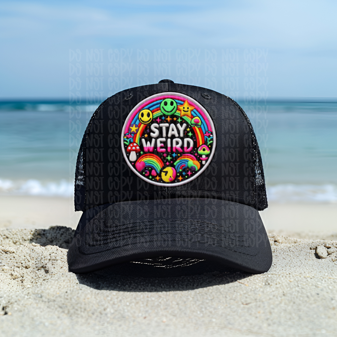 Stay Weird Trucker Hat
