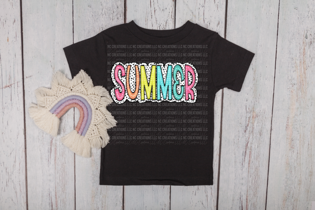 Summer Bright Dalmatian Dots Kids