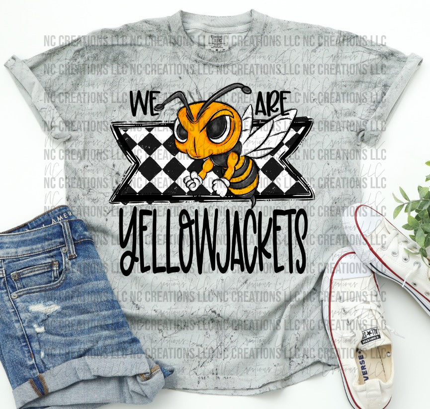 We Are Yellowjackets Mascot