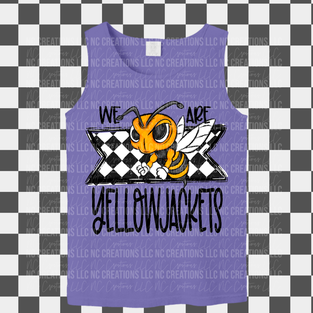 We Are Yellowjackets Mascot