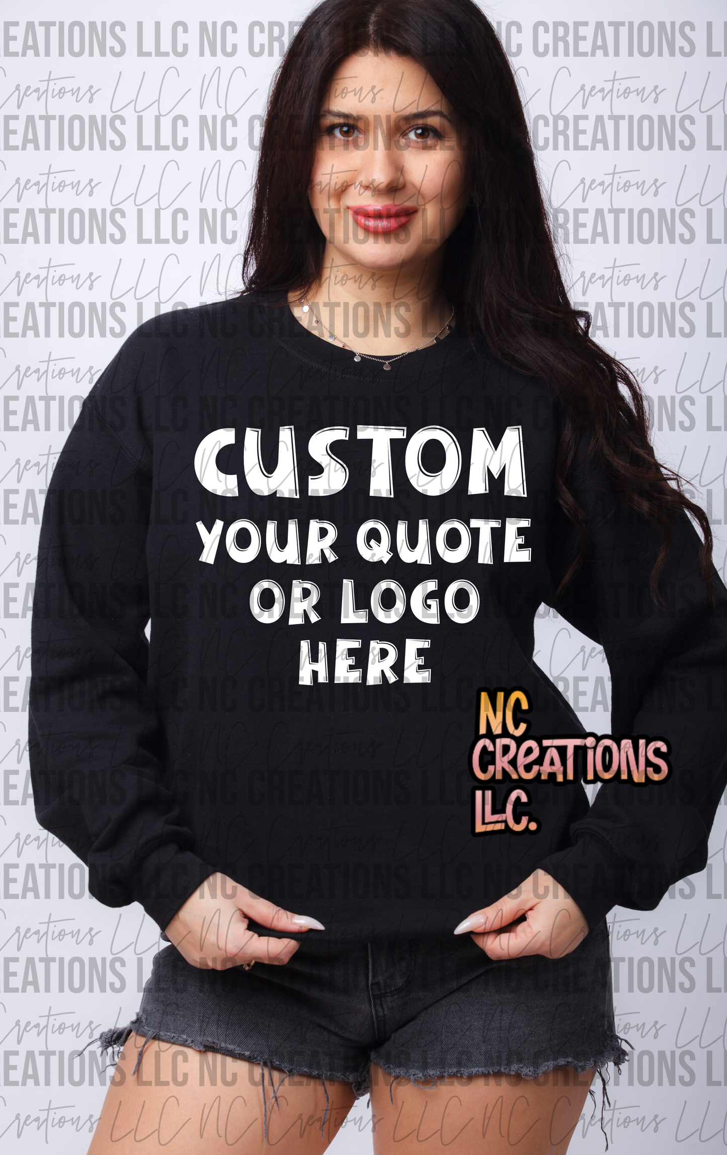 Sweat-shirt Crewneck personnalisé