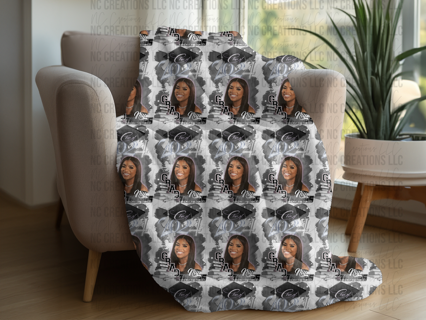 Couverture polaire personnalisée