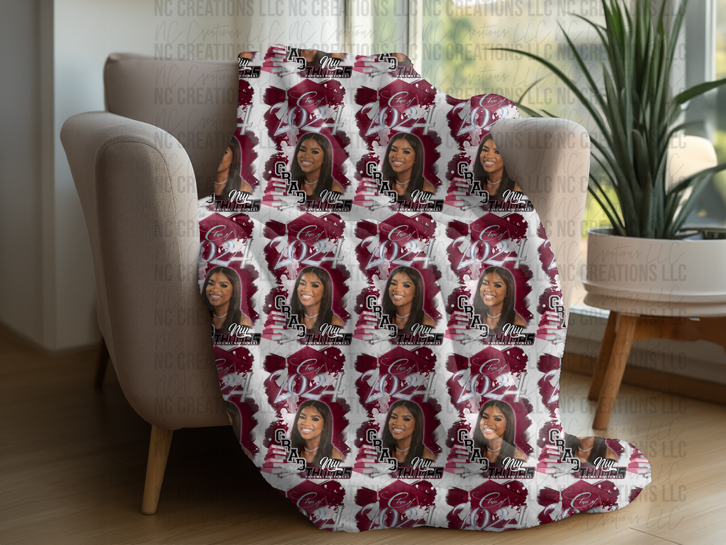 Couverture polaire personnalisée