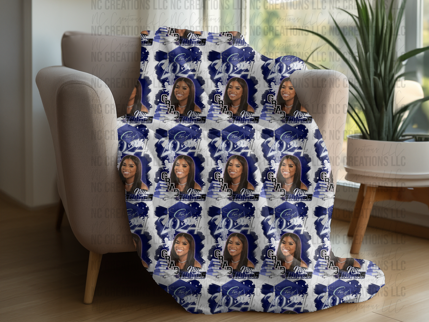 Couverture polaire personnalisée