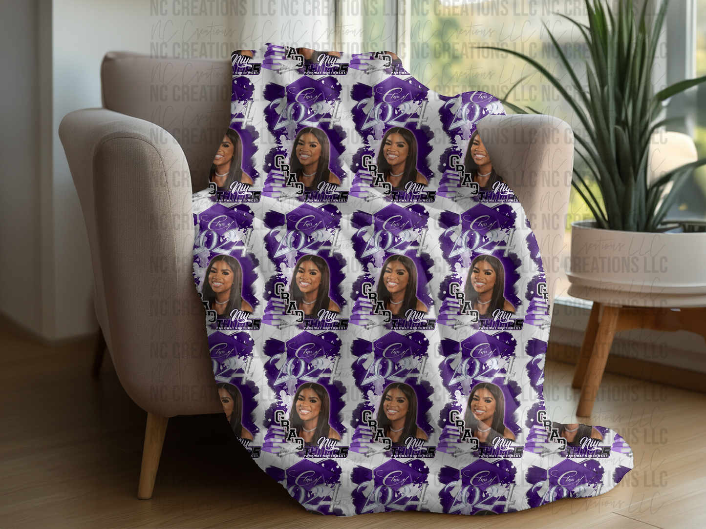 Couverture polaire personnalisée