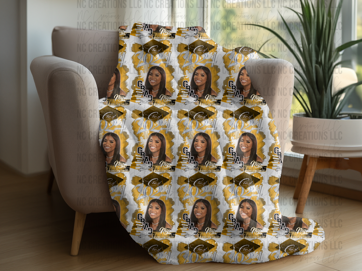 Couverture polaire personnalisée