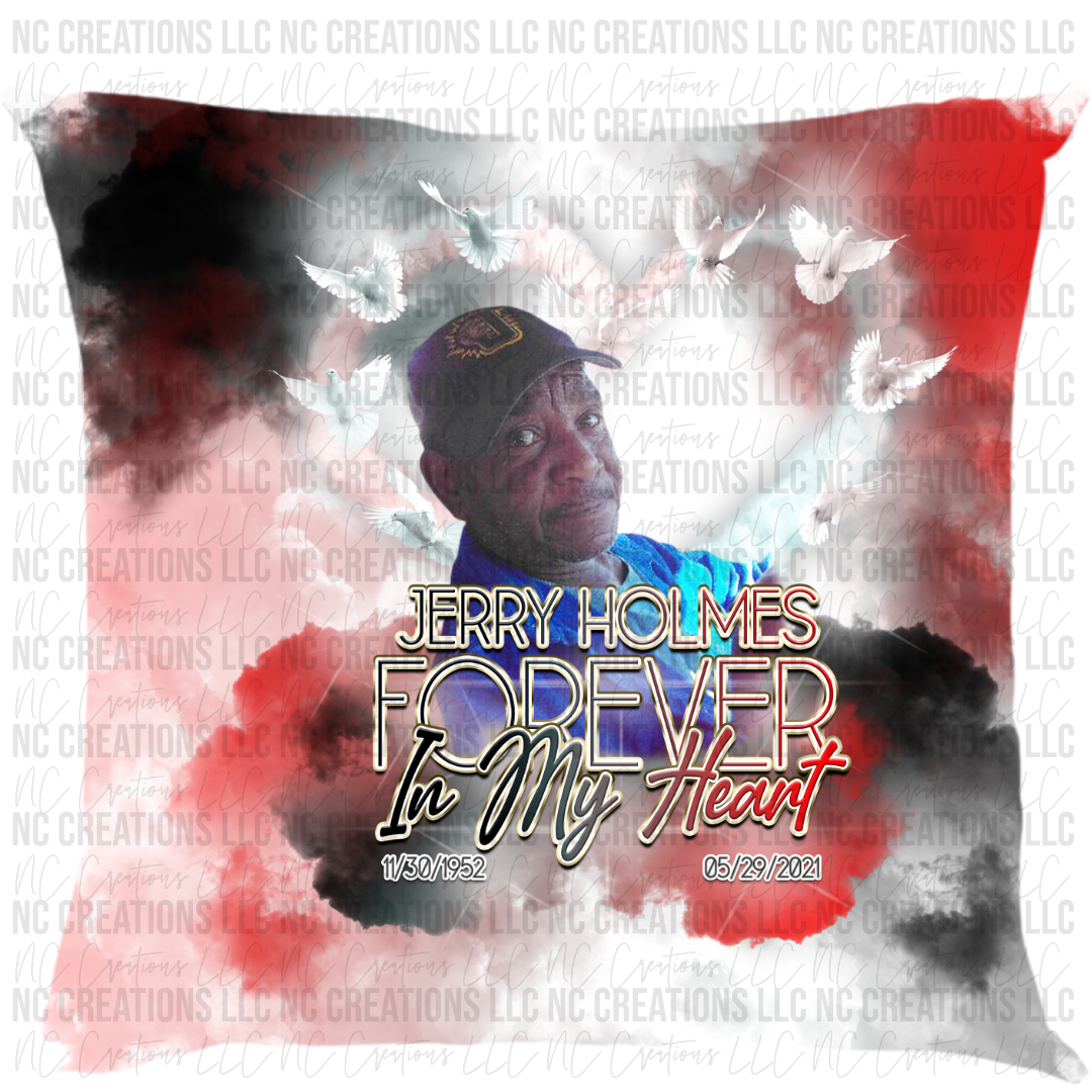 Custom Memorial Pillow