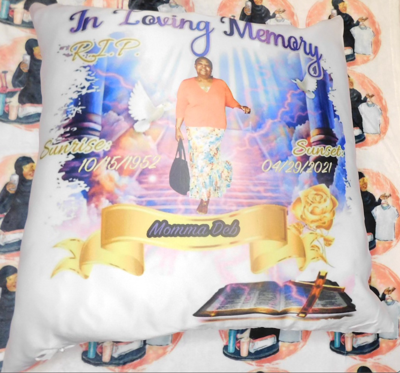 Custom Memorial Pillow
