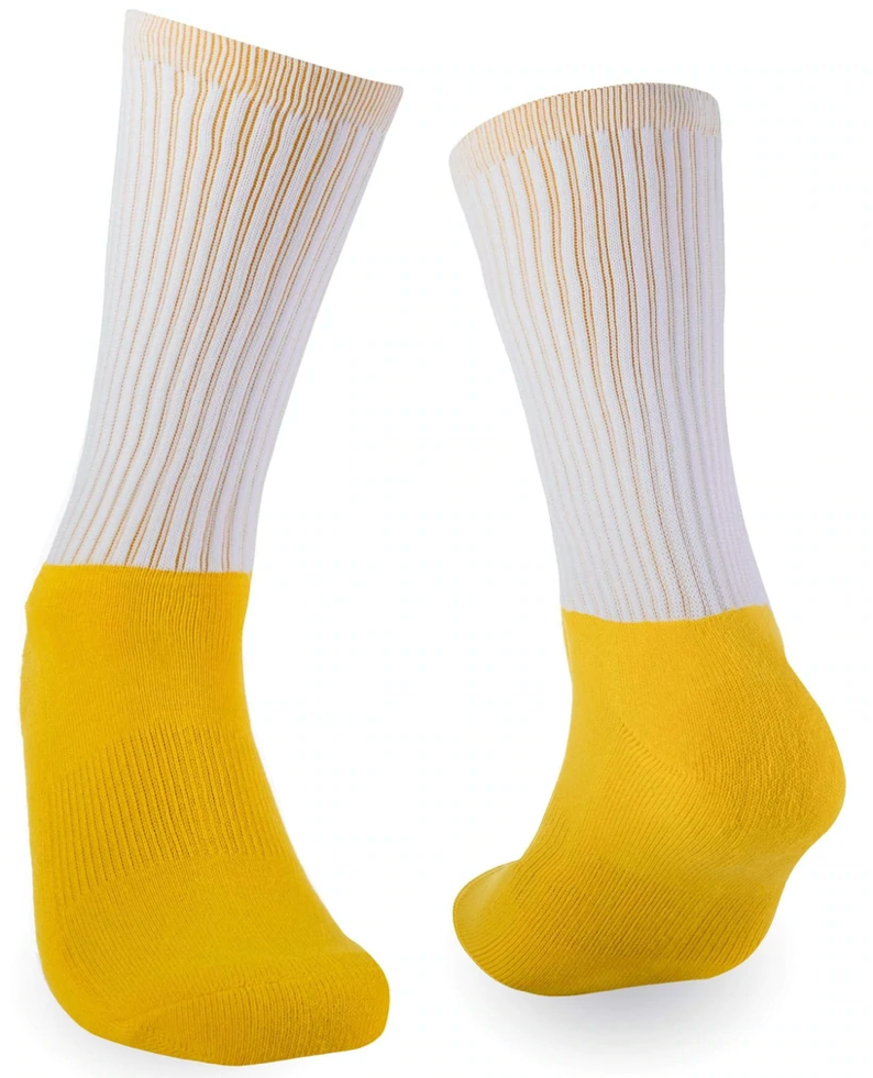 Chaussettes de style athlétique personnalisées (fond en coton)