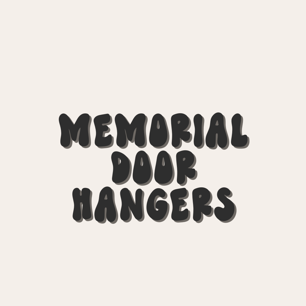 Memorial Door Hangers