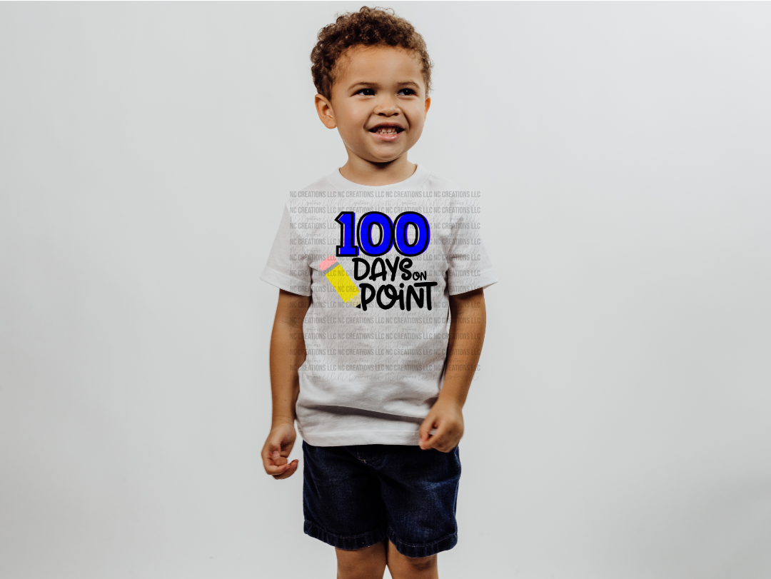 100 Days on Point Tee