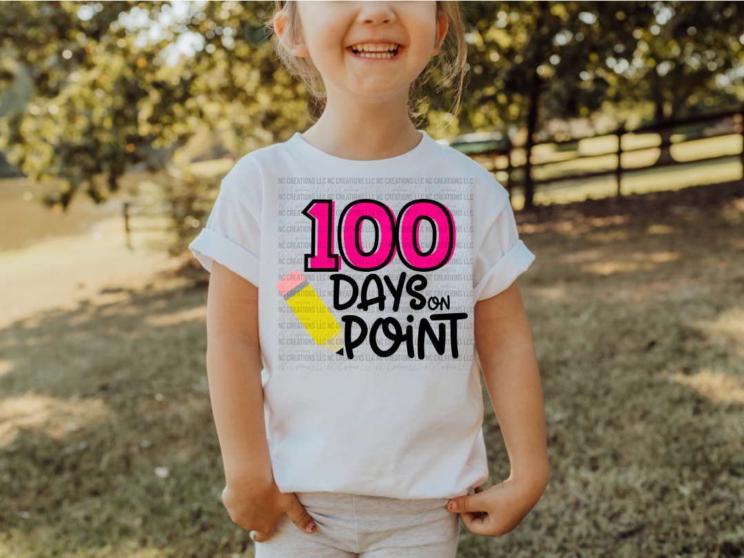 100 Days on Point Tee